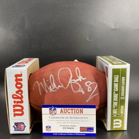 NFL - Eagles Mike Quick Signed Authentic Football