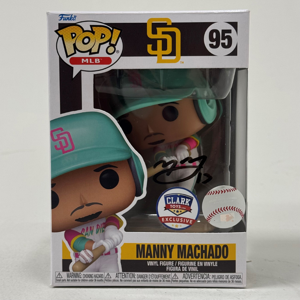 Manny Machado Autographed City Connect Funko POP; MLB