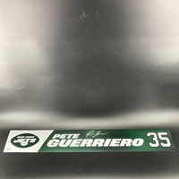 Jets - Pete Gerraro Signed Locker Name Plate