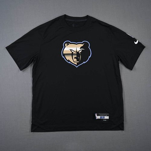Image of John Konchar - Memphis Grizzlies - Game-Issued City Edition Short-Sleeved Shooting Shirt - 2022-23 NBA Season