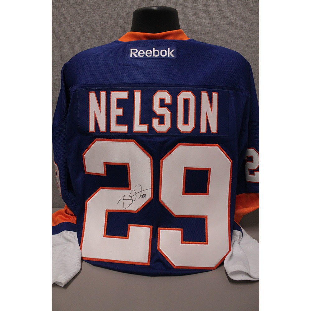 Islanders Replica Brock Nelson Jersey (Reebok)- Autographed by Brock Nelson (Size XL)