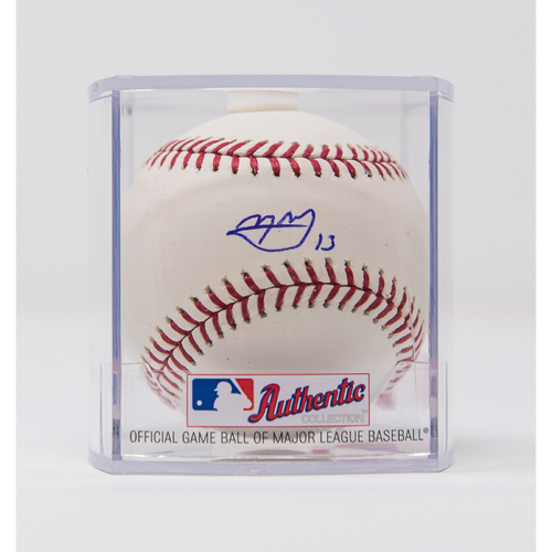 Manny Machado Autographed Baseball - NOT MLB Authenticated - Certificate of Authenticity Included