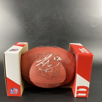 NFL - Giants Saquon Barkley Signed Authentic Football with Pro Bowl Logo