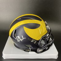 NFL - Michigan Roman Wilson Signed Mini Helmet