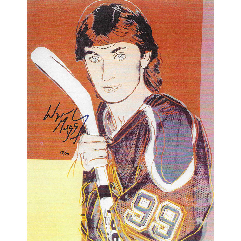 Wayne Gretzky Autographed Limited-Edition Edmonton Oilers Print