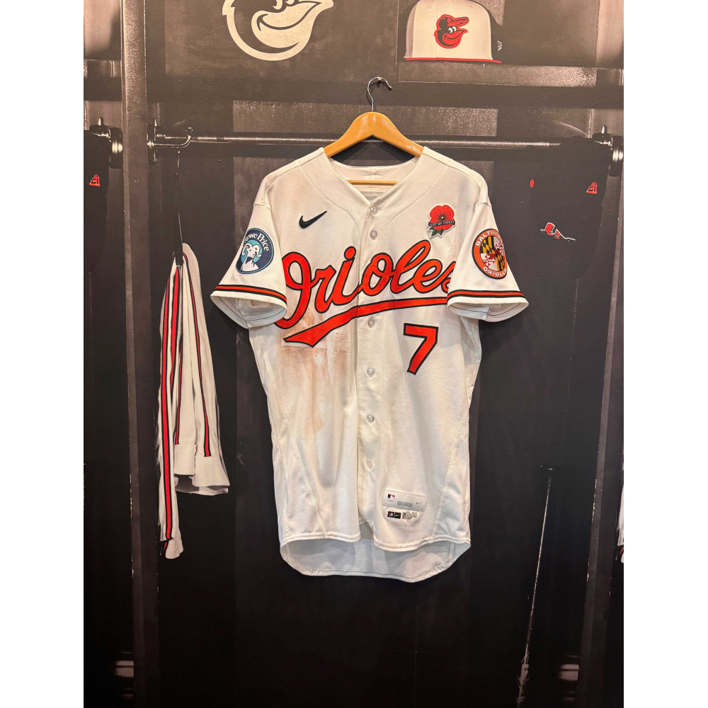 Jackson Holliday: Memorial Day Jersey - Game-Used (5/25/26 vs 