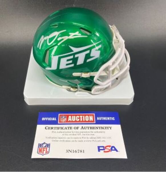 NFL - Jets Mason Taylor Signed Mini Helmet