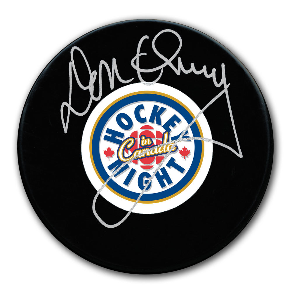 Don Cherry Hockey Night In Canada HNIC Autographed Puck