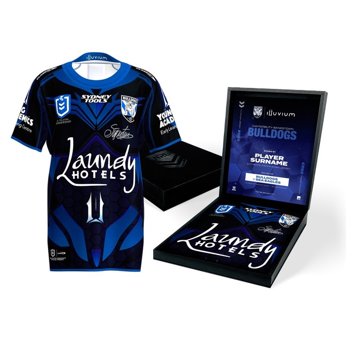 Toby Sexton Bulldogs Illuvium Signed Player Jersey  