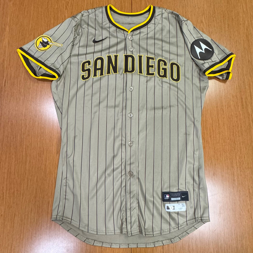 Ha-Seong Kim 2024 Road Alternate Tan Team-Issued Padres Jersey