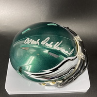 HOF - Eagles Dick Vermeil Signed Mini Helmet with HOF 22 Inscription