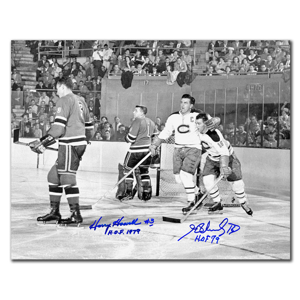 Henri Richard & Harry Howell Dual Autographed 11x14