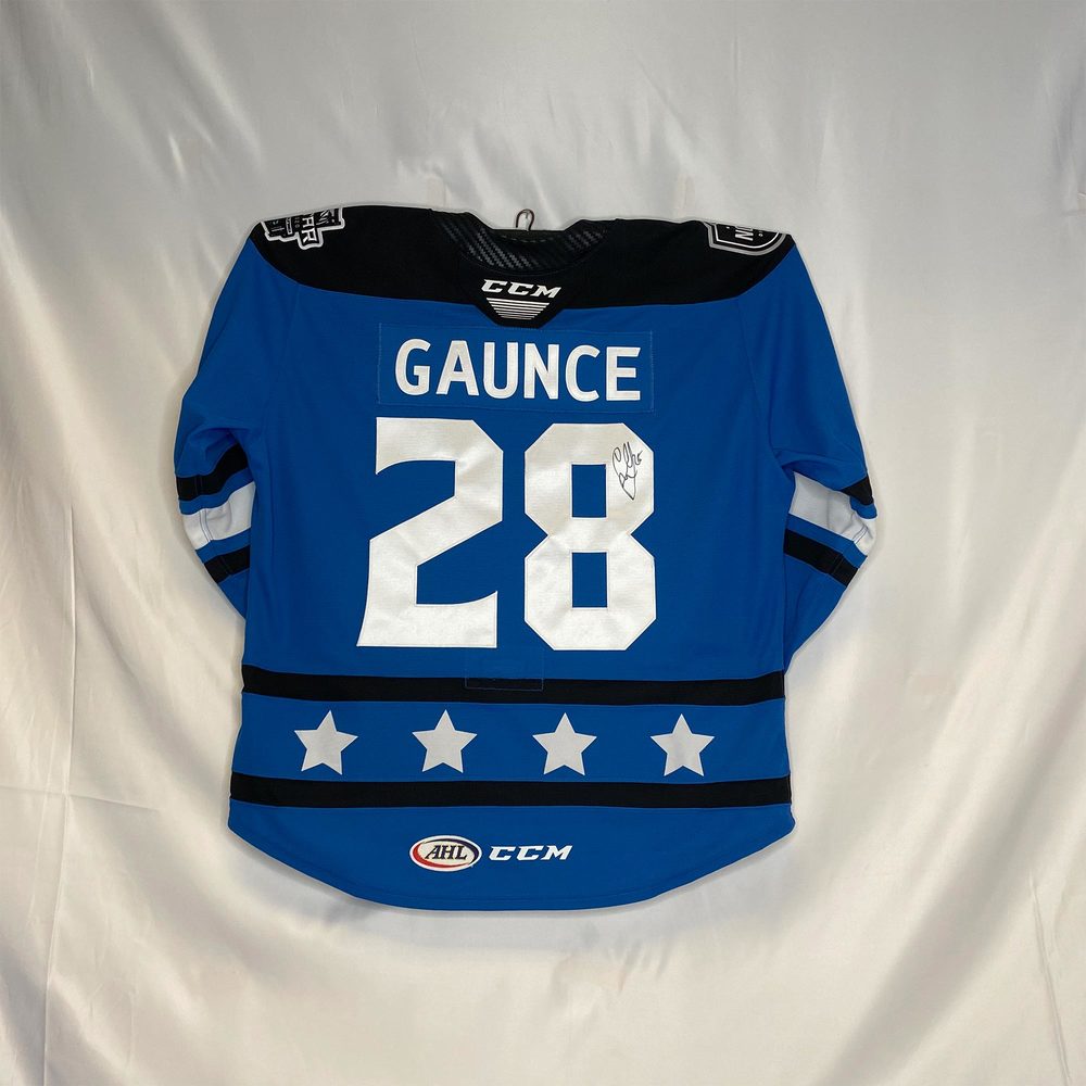 AHL Authentic 2020 AHL AllStar Challenge Jersey Worn and Signed by