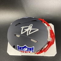 NFL - Cardianls Dadrion Taylor-Demerson Signed Blue Shield Mini Helmet