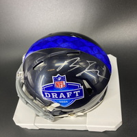 NFL - Chargers Brendan Rice Signed NFL Draft Mini Helmet