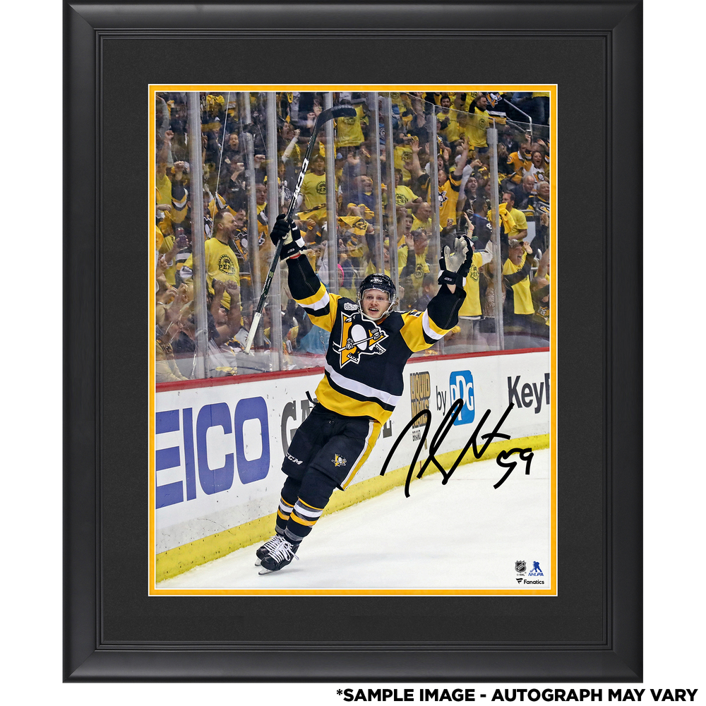 Jake Guentzel Pittsburgh Penguins Framed Autographed 16