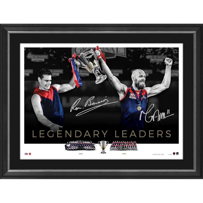 Photo of Max Gawn and Ron Barassi Dual Signed Icon Series - Premium Edition #11