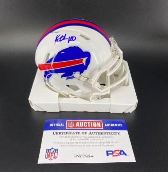 NFL - Bills Keon Coleman Signed Mini Helmet