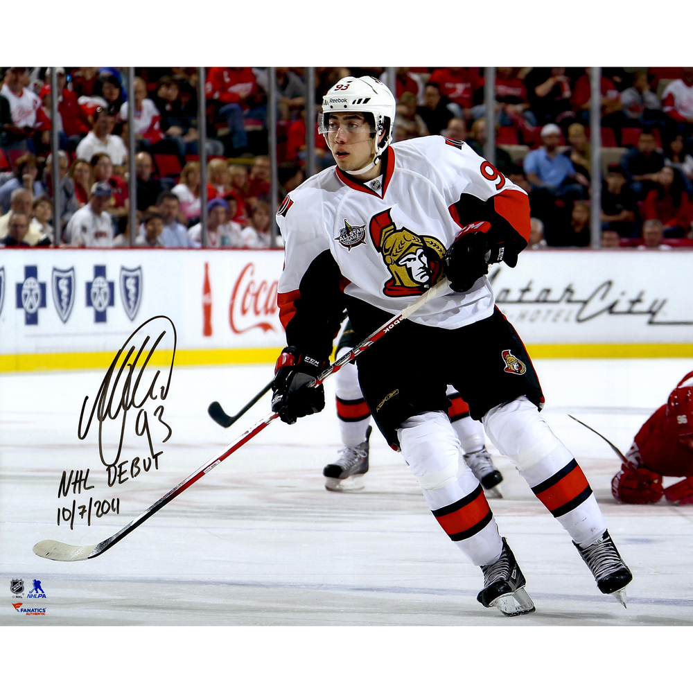 Mika Zibanejad Ottawa Senators Autographed 16