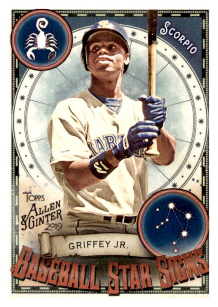2019 Topps Allen and Ginter Baseball Star Signs #BSS24 Ken Griffey Jr.