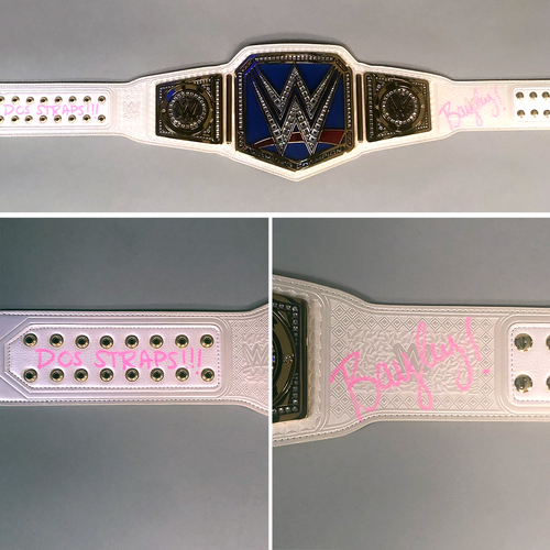 Bayley SIGNED SmackDown Women's Championship Replica Title