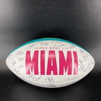 NFL - 49ers Multi Sign Commemorative Super Bowl 54 Panel Ball Signed By ...