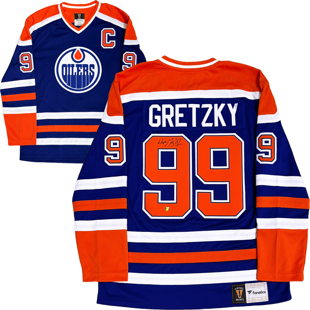 Wayne Gretzky Autographed Edmonton Oilers Fanatics Heritage Jersey
