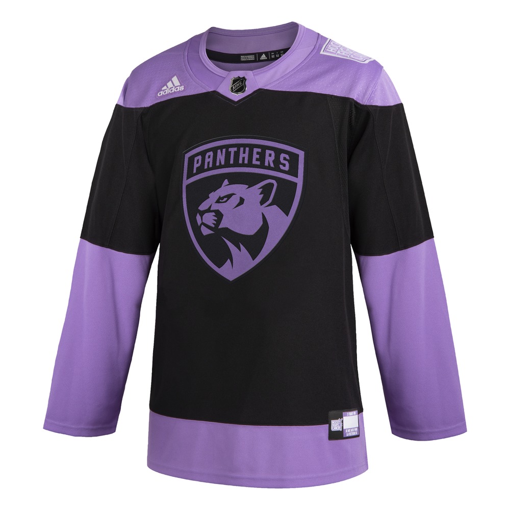 #72 Sergei Bobrovsky Warm-Up Worn and Autographed Hockey Fights Cancer Jersey