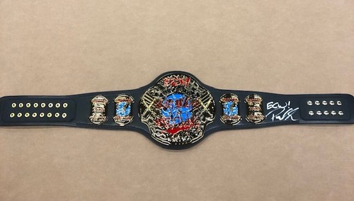 Paul Heyman SIGNED ECW Championship Replica Title