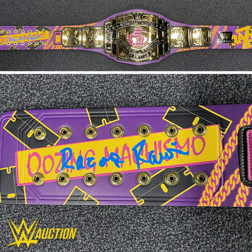 Razor Ramon SIGNED Signature Series Championship Replica Title