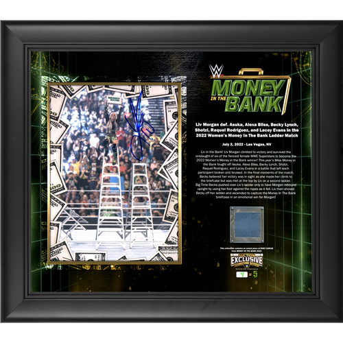 Liv Morgan Framed Autographed 15