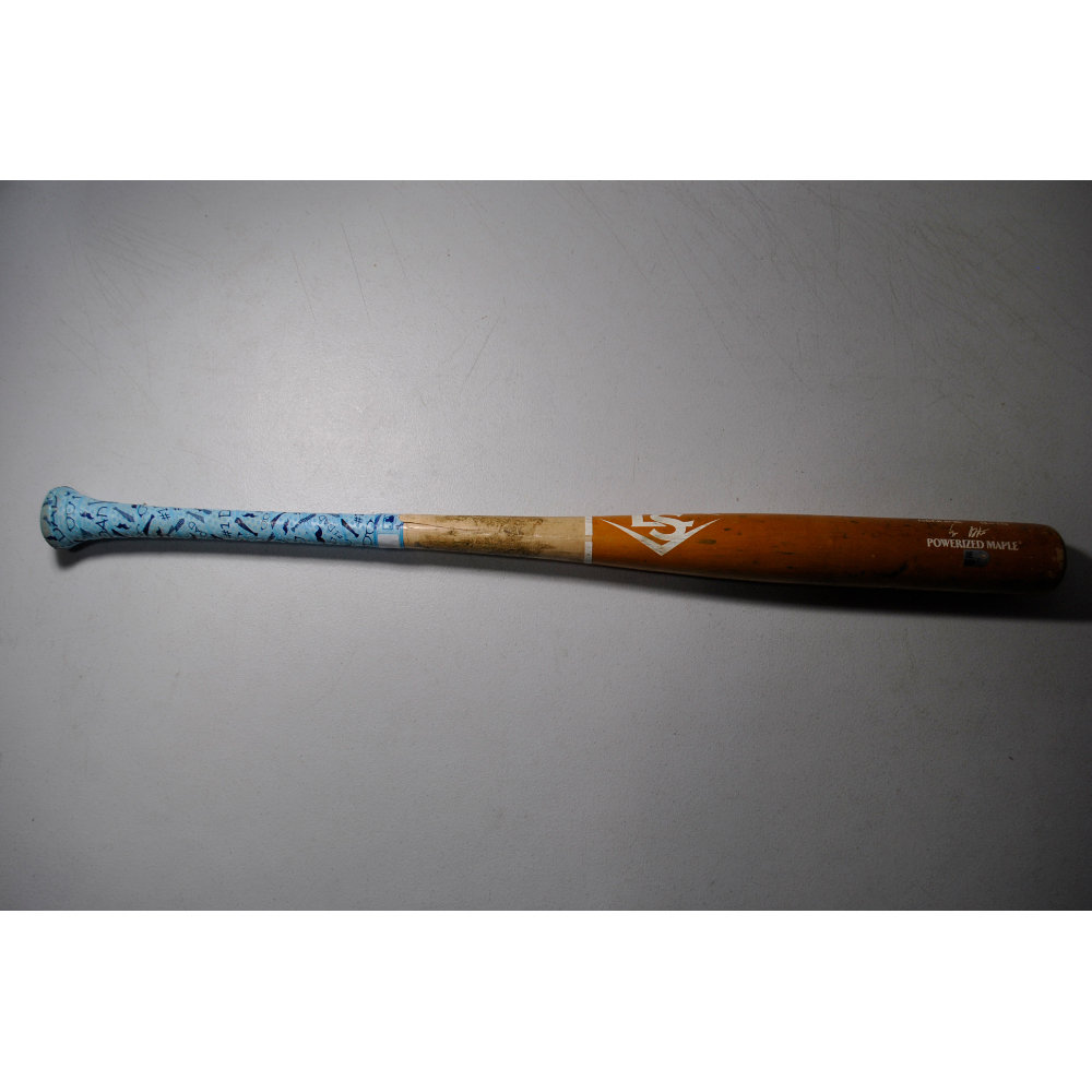 Lawrence Butler Game-Used Broken Bat - Brown Louisville Slugger