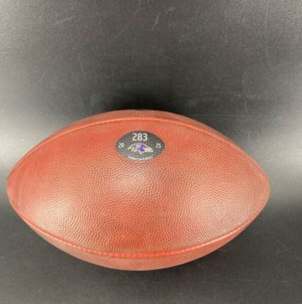 NFL - Ravens Game Used Football (2025 Season) Individually Numbered 283N...