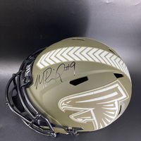 NFL - Falcons Michael Penix Jr. Signed Authentic STS Speed Helmet