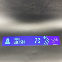 NFL - Lions Jonah Jackson Special Edition 2022 Pro Bowl Nameplate 2 of 3