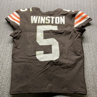 Crucial Catch - Browns Jameis Winston Game Used Jersey (10/27/24) Size 42