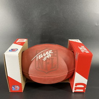 NFL - Browns Wyatt Teller Signed Authentic Football with Pro Bowl Logo