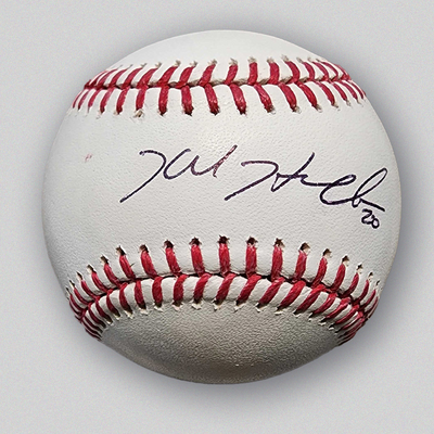 Kyle Hendricks Signed Baseball