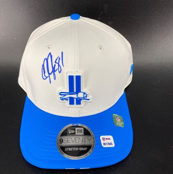 HOF - Lions Calvin Johnson Signed 2025 Training Cap Hat