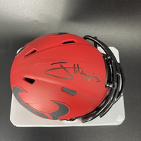 NFL - Texans Jayden Higgins Signed Rave Mini Helmet