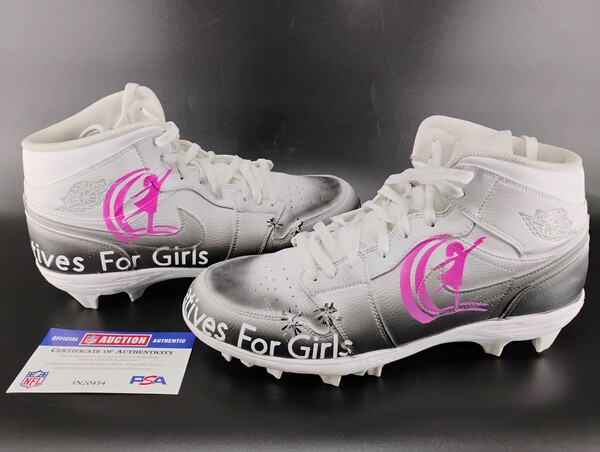 MCMC - Lions Taylor Decker Custom Cleats (2025 Season) Size 14.5 - Proce...