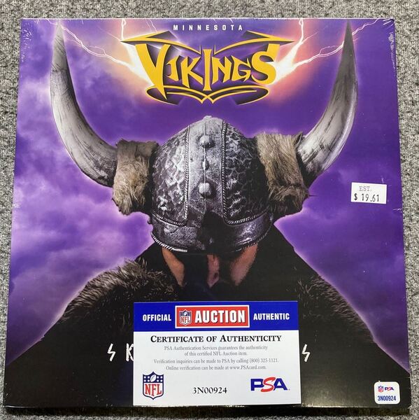 NFL - Vikings  2021 Special Edition Draft Vinyl With Record Enclosed