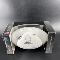 NFL - Browns Wyatt Teller Signed Panel Ball with Pro Bowl Logo