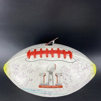 NFL - Falcons Multi Signed Commemorative Super Bowl LI Panel Ball Signed...