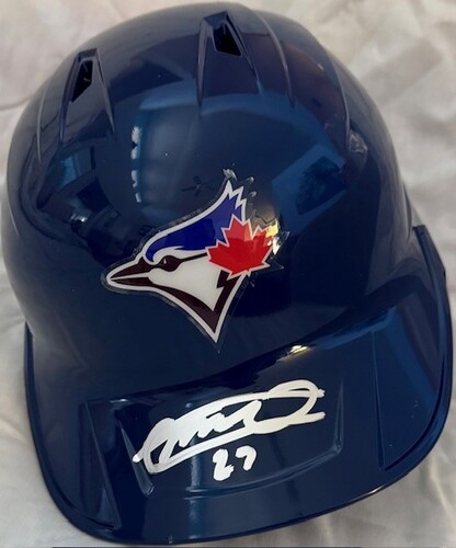 Vladimir Guerrero Jr. Autographed Blue Jays Helmet | MLB