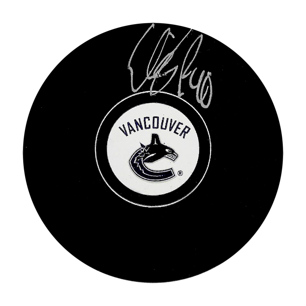 Elias Pettersson Autographed Vancouver Canucks Puck - AS IS
