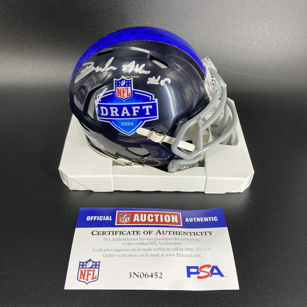 NFL - Jets Braelon Allen Signed NFL Draft Mini Helmet