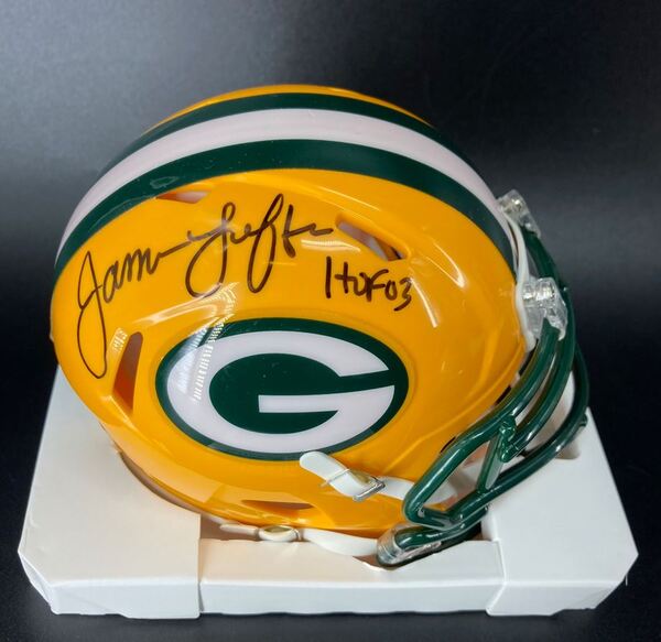 HOF - Packers James Lofton Signed Mini Helmet