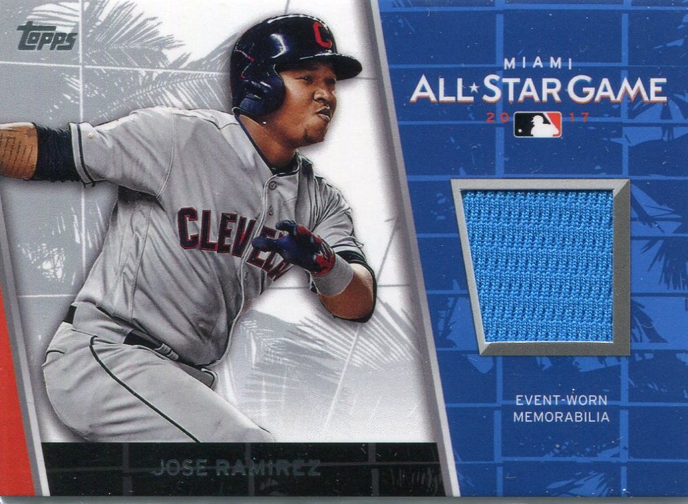 2017 Topps Update All Star Stitches #ASRJR Jose Ramirez