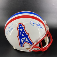 NFL - Oilers Multi-Sign Proline Helmet Signed By Robert Brazille, Kenny ...